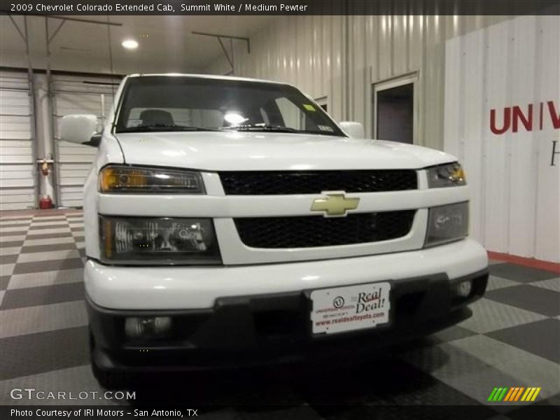 Summit White / Medium Pewter 2009 Chevrolet Colorado Extended Cab