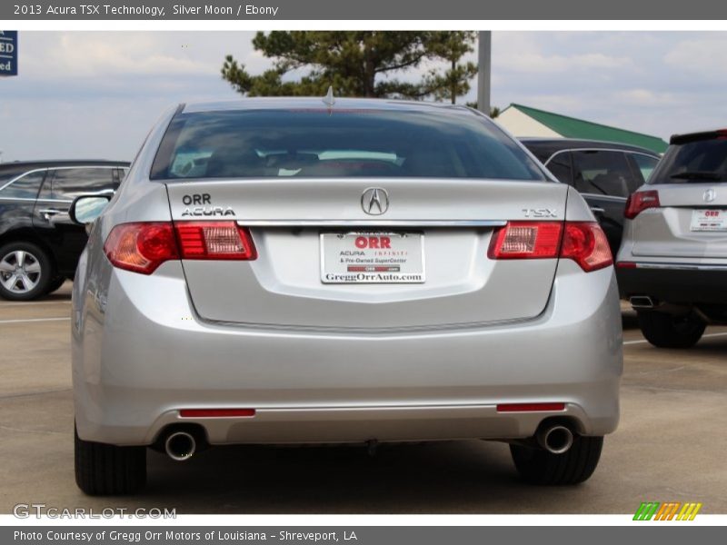 Silver Moon / Ebony 2013 Acura TSX Technology