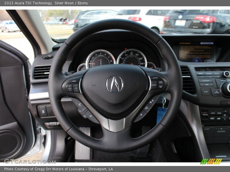 Silver Moon / Ebony 2013 Acura TSX Technology