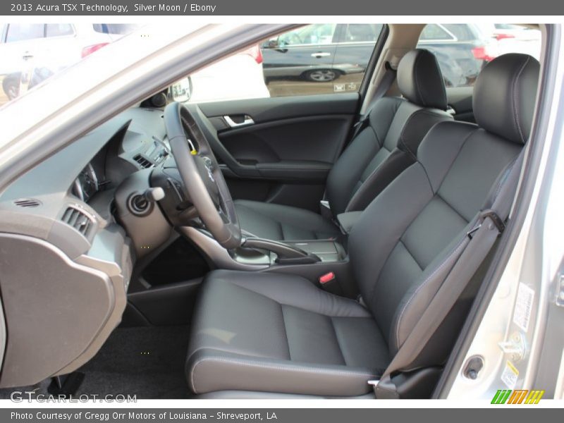 Silver Moon / Ebony 2013 Acura TSX Technology
