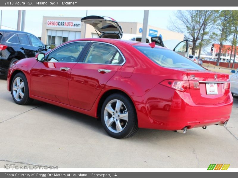Milano Red / Parchment 2013 Acura TSX