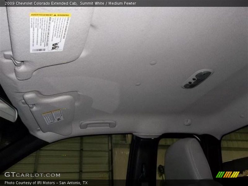 Summit White / Medium Pewter 2009 Chevrolet Colorado Extended Cab