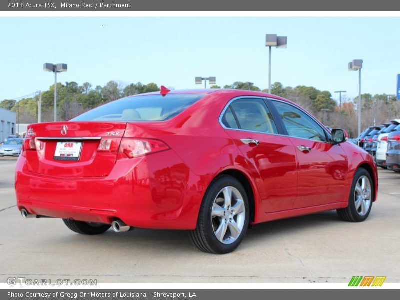 Milano Red / Parchment 2013 Acura TSX