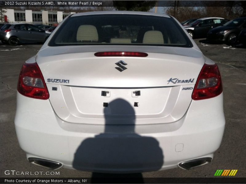 White Water Pearl / Beige 2012 Suzuki Kizashi S AWD