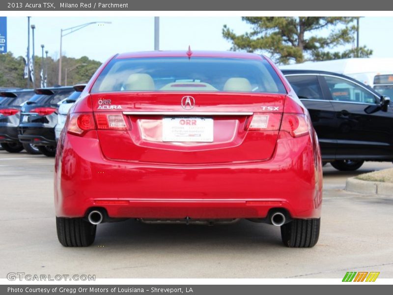 Milano Red / Parchment 2013 Acura TSX