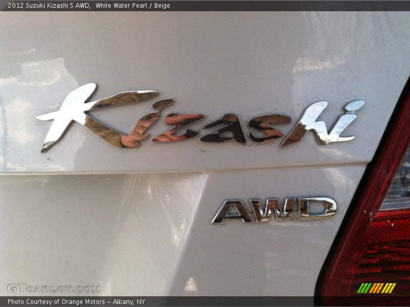 White Water Pearl / Beige 2012 Suzuki Kizashi S AWD