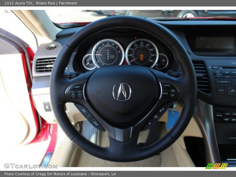 Milano Red / Parchment 2013 Acura TSX