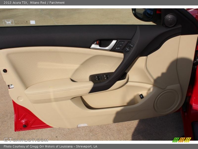 Milano Red / Parchment 2013 Acura TSX