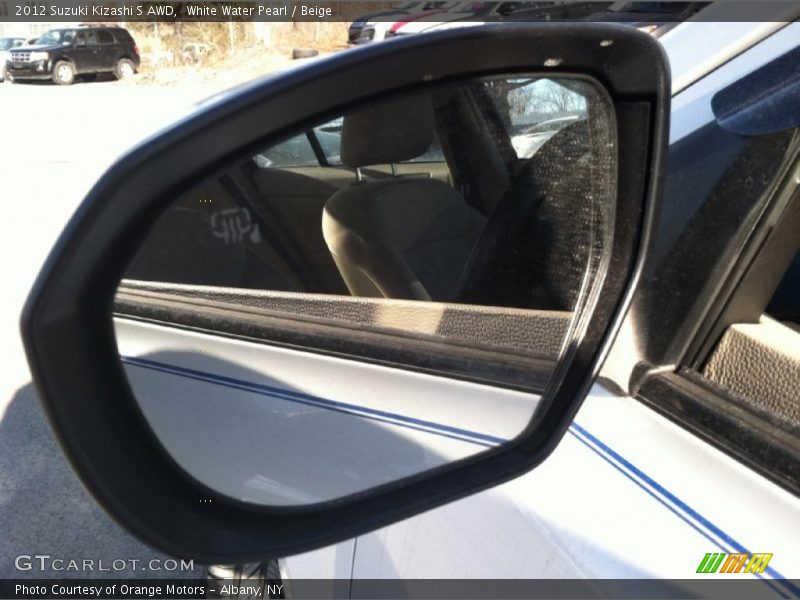 White Water Pearl / Beige 2012 Suzuki Kizashi S AWD