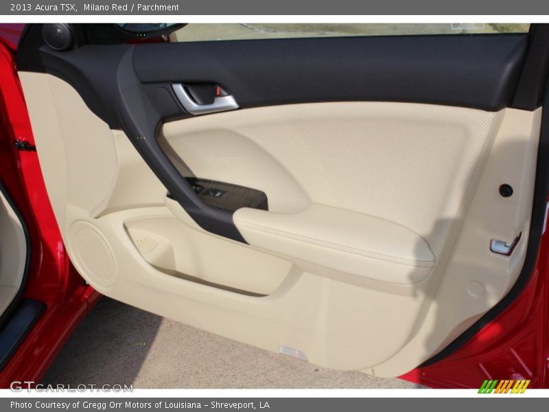 Milano Red / Parchment 2013 Acura TSX