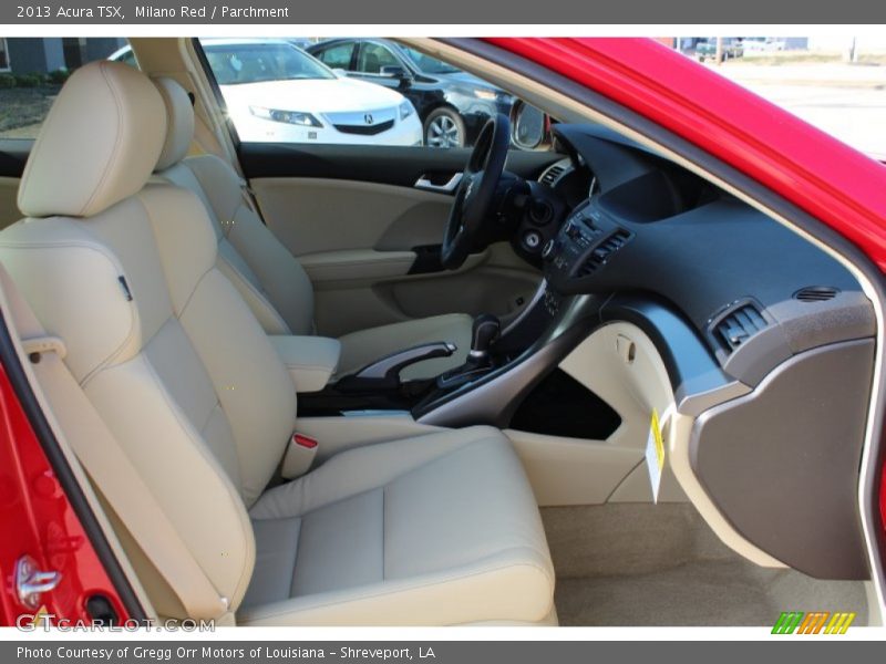 Milano Red / Parchment 2013 Acura TSX
