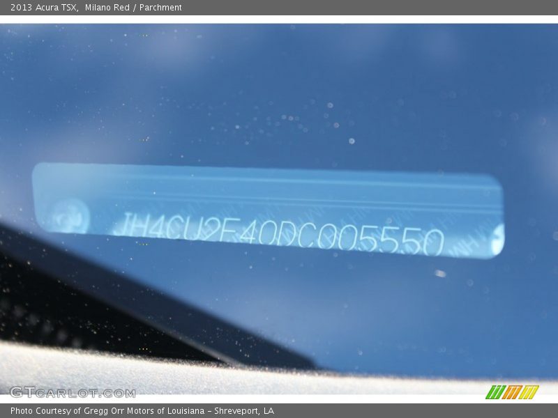 Milano Red / Parchment 2013 Acura TSX