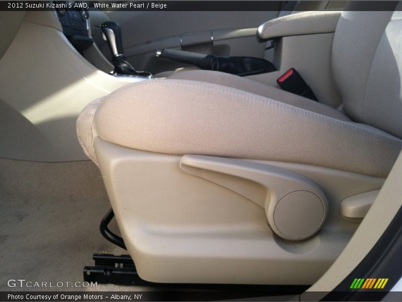 White Water Pearl / Beige 2012 Suzuki Kizashi S AWD
