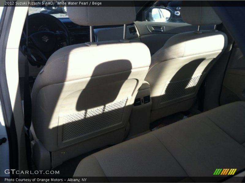 White Water Pearl / Beige 2012 Suzuki Kizashi S AWD