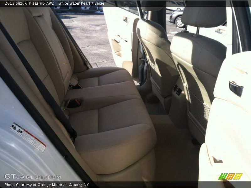 White Water Pearl / Beige 2012 Suzuki Kizashi S AWD
