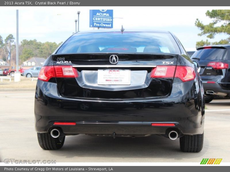 Crystal Black Pearl / Ebony 2013 Acura TSX