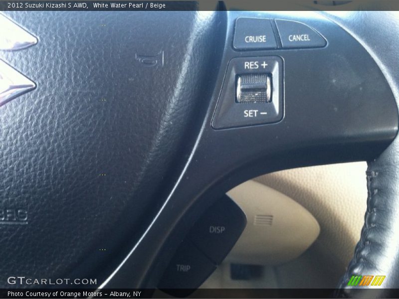 White Water Pearl / Beige 2012 Suzuki Kizashi S AWD