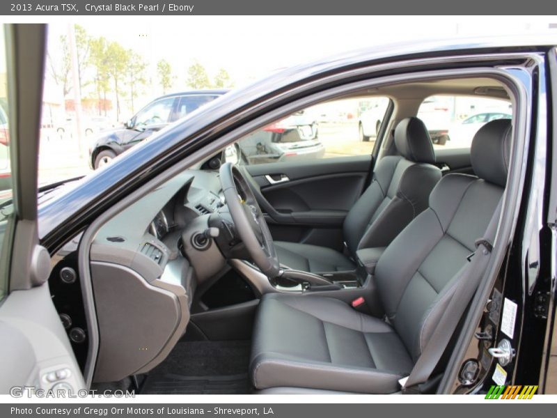 Front Seat of 2013 TSX 