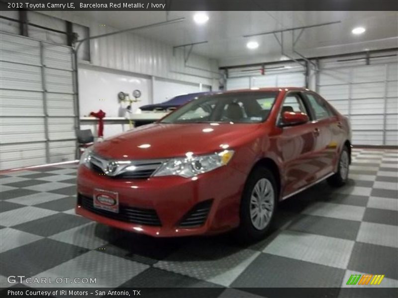 Barcelona Red Metallic / Ivory 2012 Toyota Camry LE