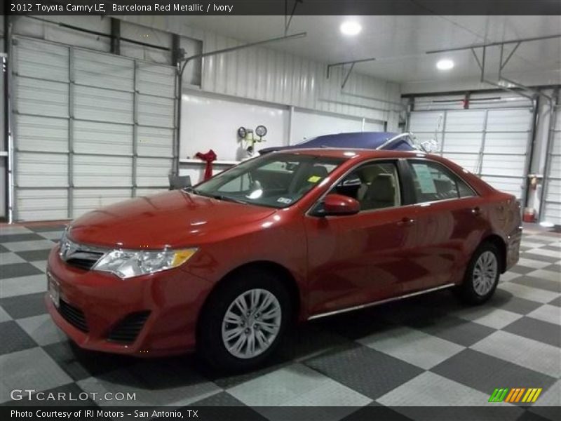 Barcelona Red Metallic / Ivory 2012 Toyota Camry LE