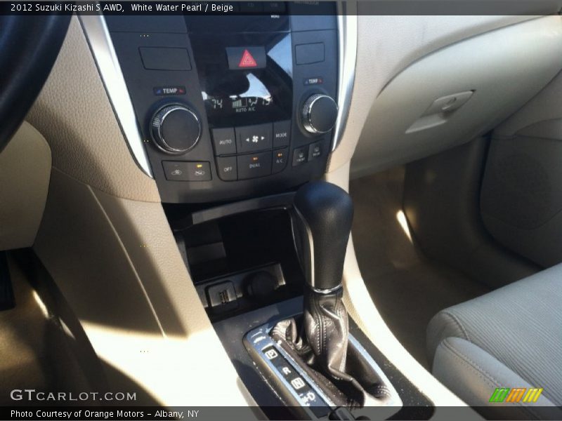 White Water Pearl / Beige 2012 Suzuki Kizashi S AWD