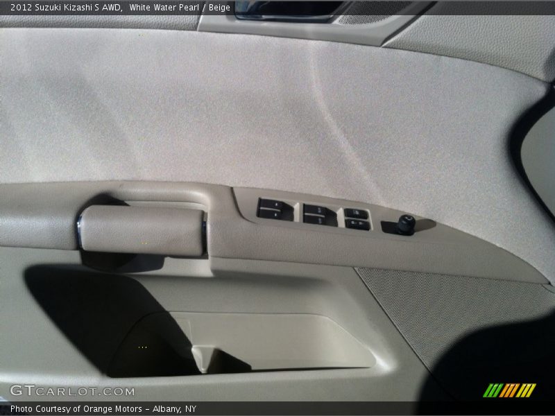 White Water Pearl / Beige 2012 Suzuki Kizashi S AWD