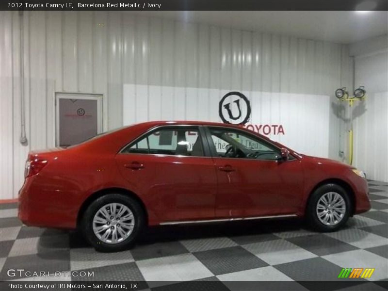 Barcelona Red Metallic / Ivory 2012 Toyota Camry LE