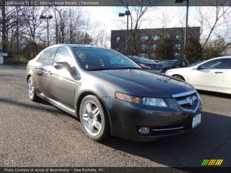 Polished Metal Metallic / Parchment 2008 Acura TL 3.2