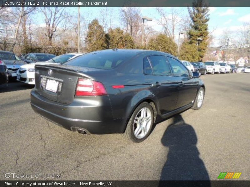 Polished Metal Metallic / Parchment 2008 Acura TL 3.2