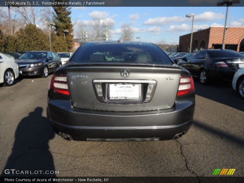 Polished Metal Metallic / Parchment 2008 Acura TL 3.2