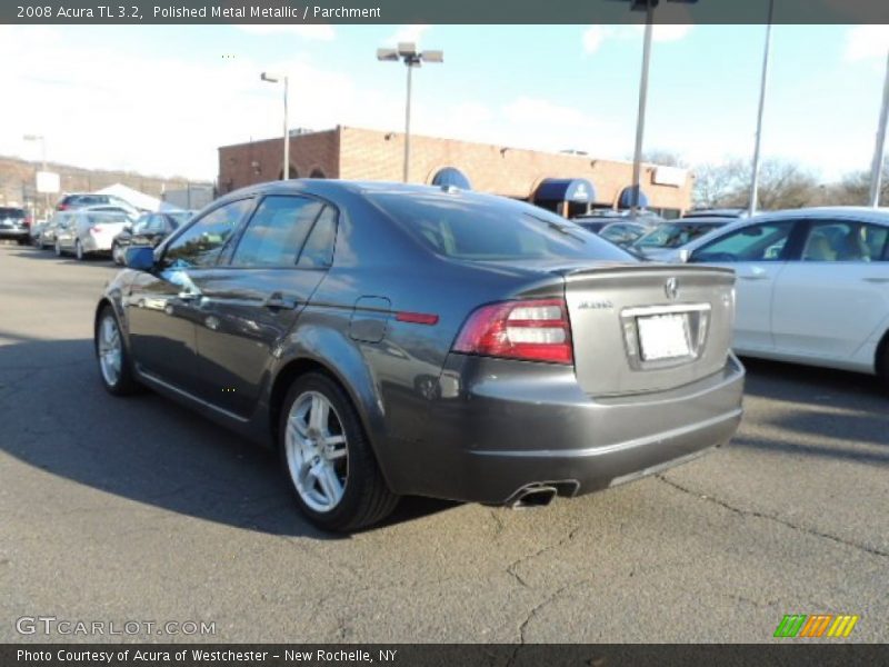 Polished Metal Metallic / Parchment 2008 Acura TL 3.2