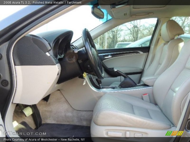 Polished Metal Metallic / Parchment 2008 Acura TL 3.2
