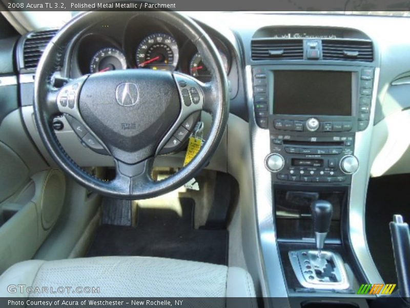 Polished Metal Metallic / Parchment 2008 Acura TL 3.2