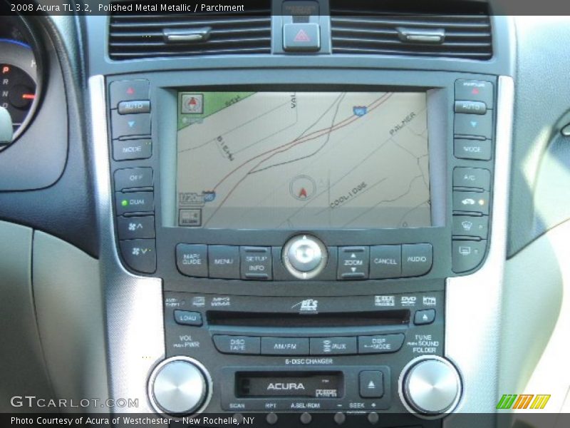 Polished Metal Metallic / Parchment 2008 Acura TL 3.2