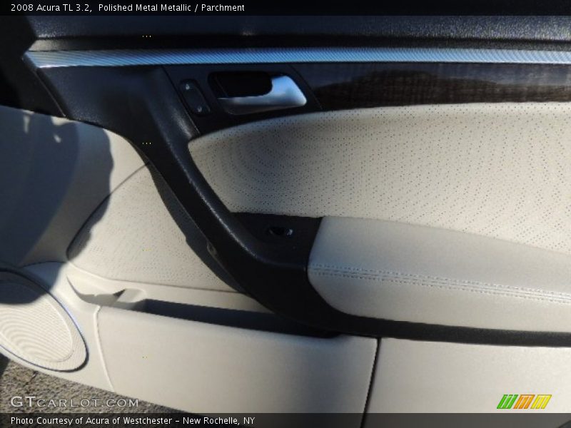Polished Metal Metallic / Parchment 2008 Acura TL 3.2