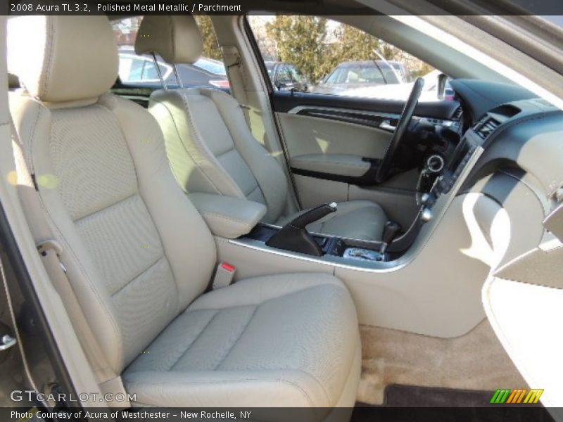 Polished Metal Metallic / Parchment 2008 Acura TL 3.2