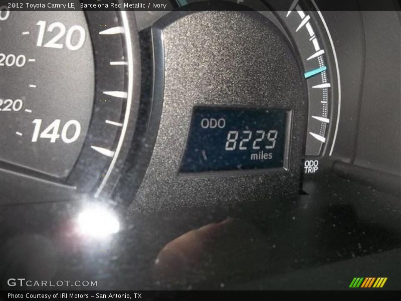 Barcelona Red Metallic / Ivory 2012 Toyota Camry LE