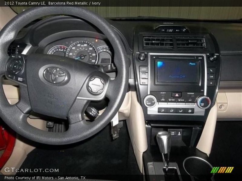 Barcelona Red Metallic / Ivory 2012 Toyota Camry LE