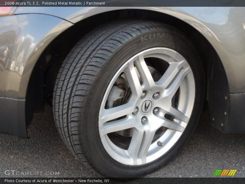 Polished Metal Metallic / Parchment 2008 Acura TL 3.2
