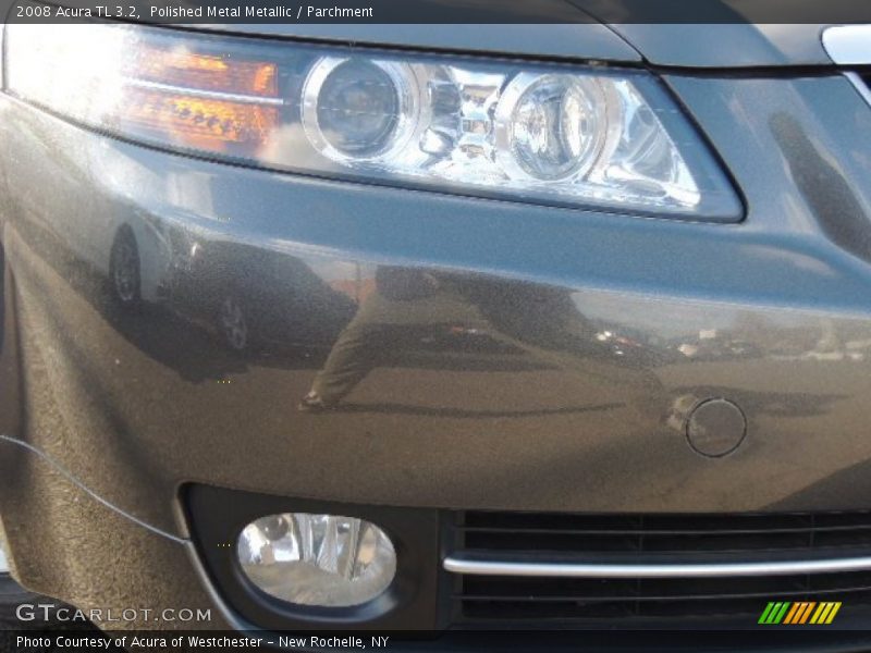 Polished Metal Metallic / Parchment 2008 Acura TL 3.2