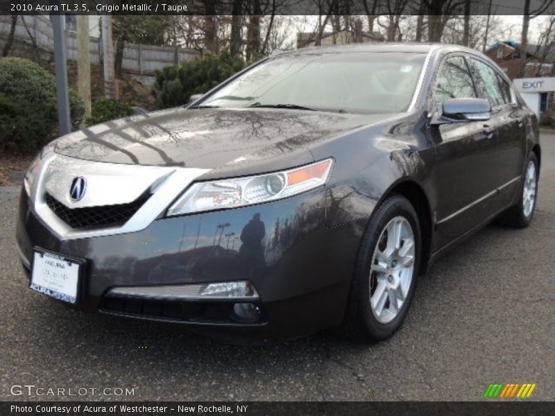 Grigio Metallic / Taupe 2010 Acura TL 3.5