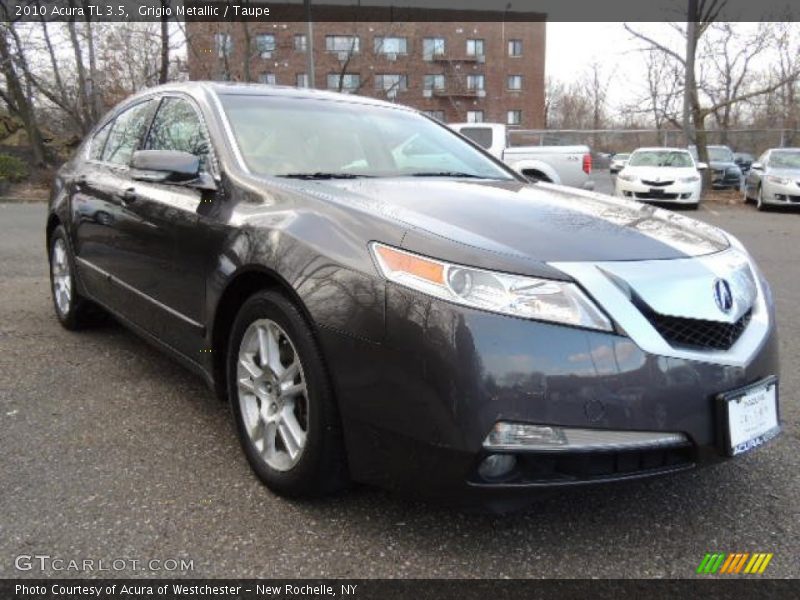 Grigio Metallic / Taupe 2010 Acura TL 3.5