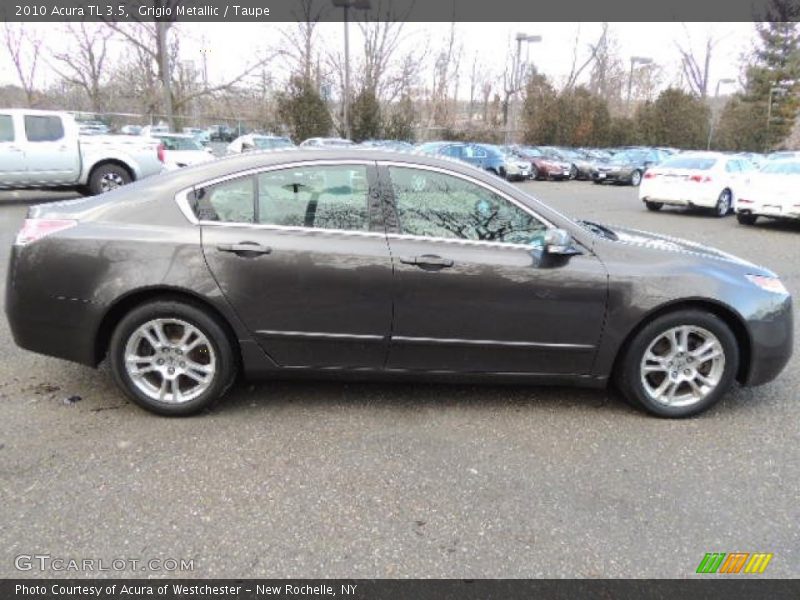 Grigio Metallic / Taupe 2010 Acura TL 3.5