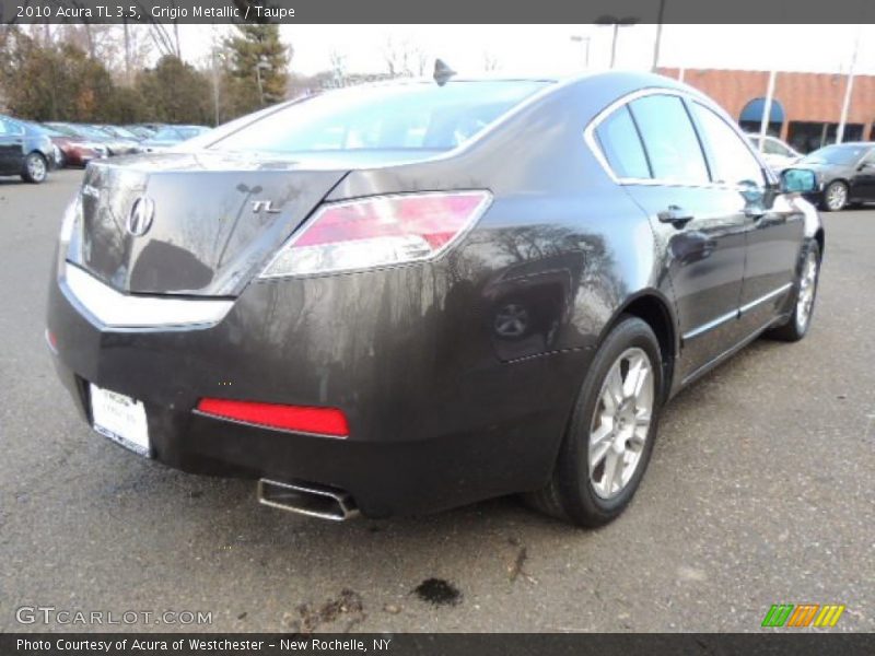 Grigio Metallic / Taupe 2010 Acura TL 3.5
