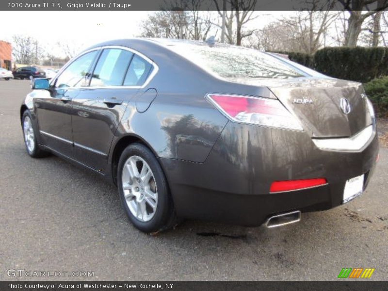 Grigio Metallic / Taupe 2010 Acura TL 3.5