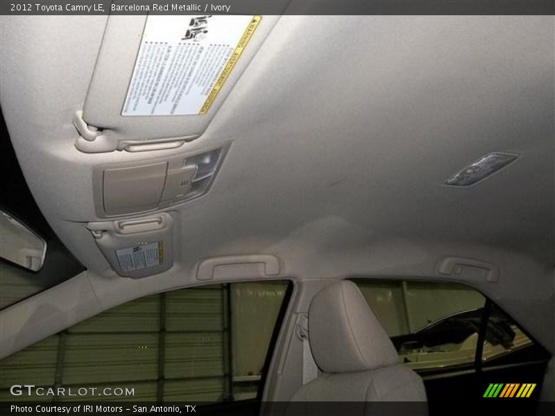 Barcelona Red Metallic / Ivory 2012 Toyota Camry LE