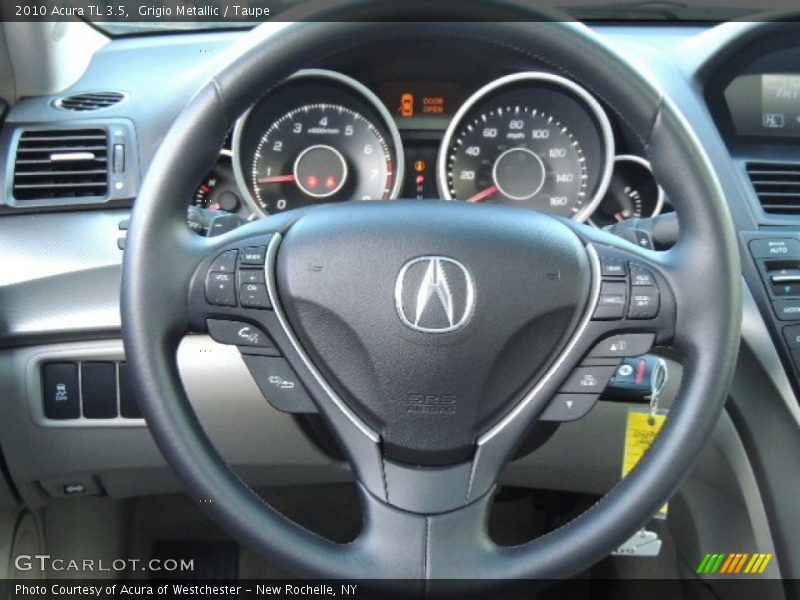 Grigio Metallic / Taupe 2010 Acura TL 3.5
