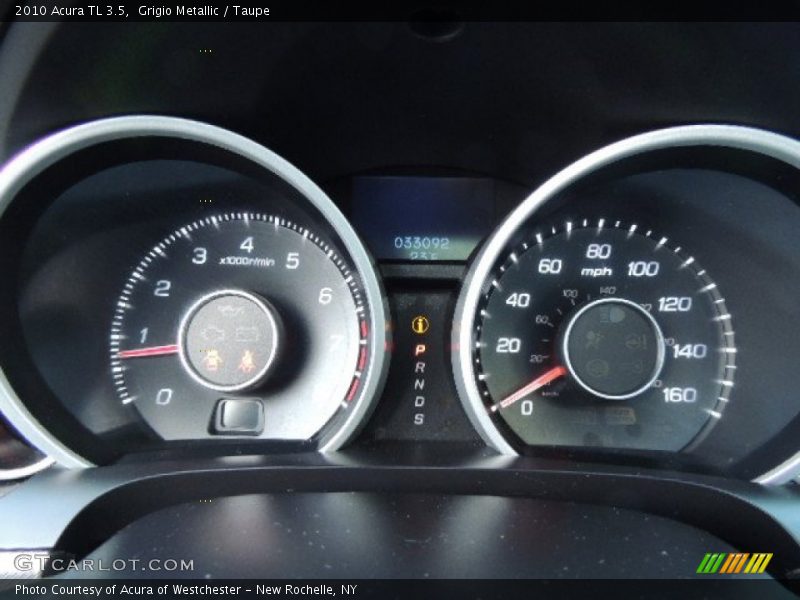 Grigio Metallic / Taupe 2010 Acura TL 3.5
