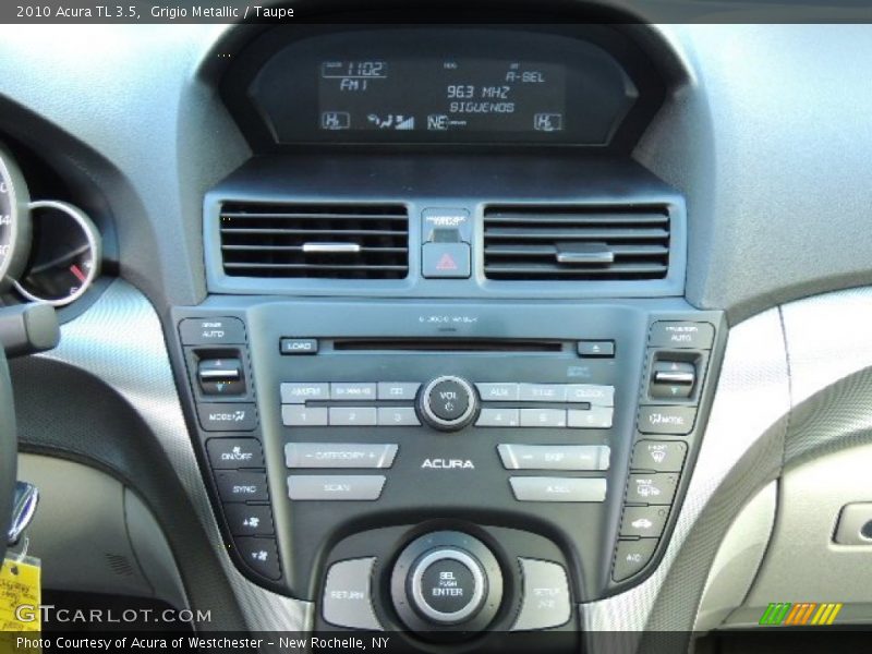 Grigio Metallic / Taupe 2010 Acura TL 3.5