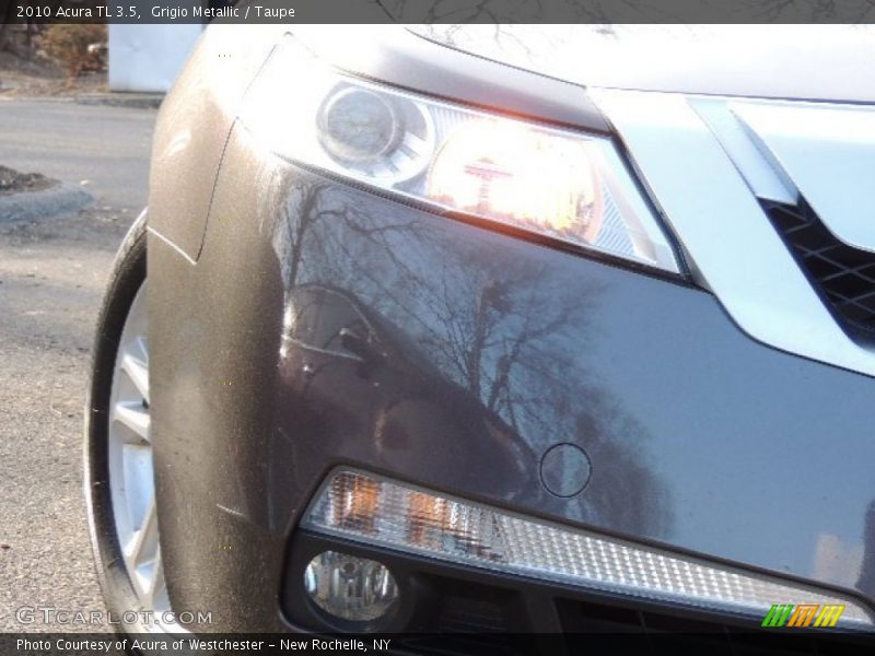 Grigio Metallic / Taupe 2010 Acura TL 3.5